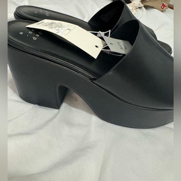 Women's Ricky Platform Heels with Memory Foam Insole - A New Day™ - Picture 4 of 6